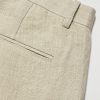 Straight-Leg Embroidered Linen Trousers - CU Straight-Leg Embroidered Linen Trousers - CU