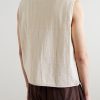 Kantha Embellished Embroidered Cotton Vest - BK Kantha Embellished Embroidered Cotton Vest - BK