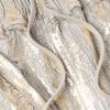 Blister Straight-Leg Frayed Metallic Megacrust Stretch-Denim Drawstring Shorts - E1
