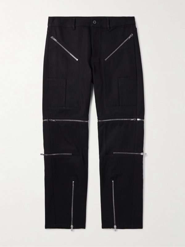 + Bonotto Headon Straight-Leg Convertible Zip-Embellished Cotton-Blend Canvas Trousers + Bonotto Headon Straight-Leg Convertible Zip-Embellished Cotton-Blend Canvas Trousers