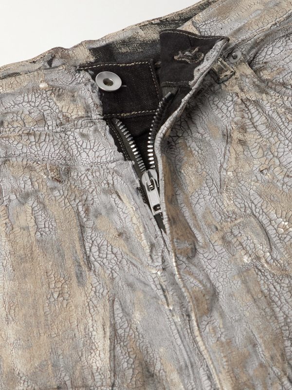 Bolan Slim-Fit Flared Metallic Megacrust Jeans - E1 Bolan Slim-Fit Flared Metallic Megacrust Jeans - E1