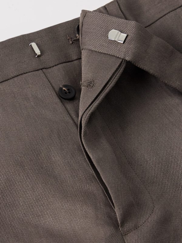 Dietrich Straight-Leg Twill Trousers - E1 Dietrich Straight-Leg Twill Trousers - E1