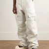 Stefan Wide-Leg Linen Cargo Trousers - FR Stefan Wide-Leg Linen Cargo Trousers - FR