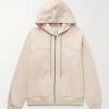 Panelled Cotton-Jersey Zip-Up Hoodie Panelled Cotton-Jersey Zip-Up Hoodie