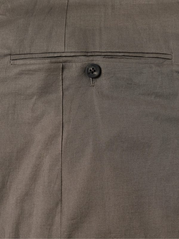 Double-Breasted Linen-Twill Blazer - E1