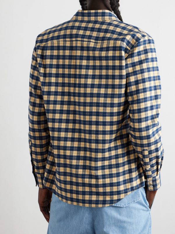 Checked Cotton-Flannel Shirt - BK