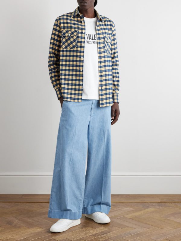 Checked Cotton-Flannel Shirt - OU
