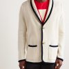 Textured Virgin Wool and Cotton-Blend Cardigan - FR