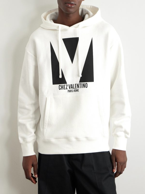 Logo-Print Cotton-Jersey Hoodie - FR