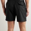 Pool Cue Straight-Leg Mid-Length Logo-Print Swim Shorts - BK