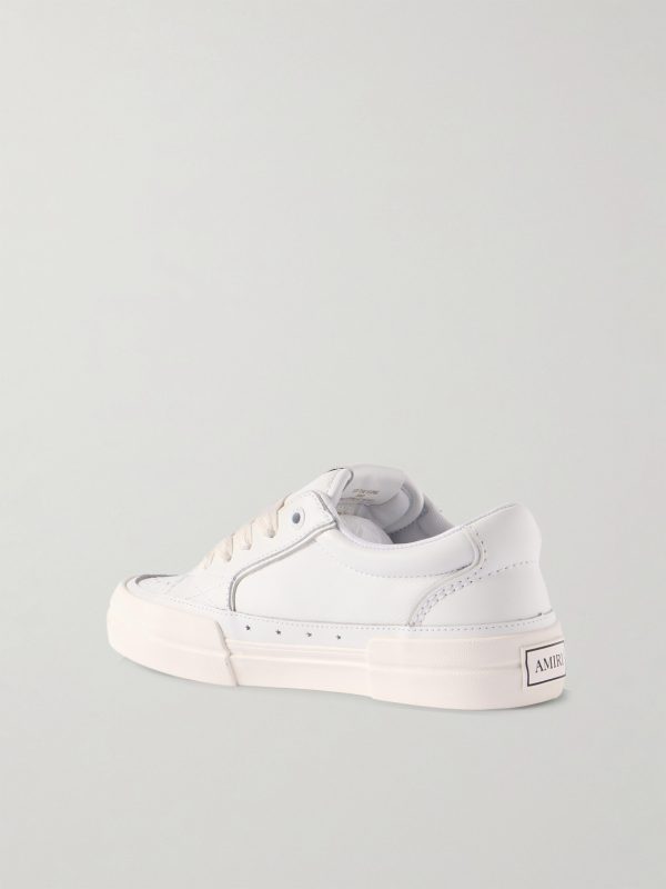 Sunset Skate Low Appliquéd Leather Sneakers - BK Sunset Skate Low Appliquéd Leather Sneakers - BK