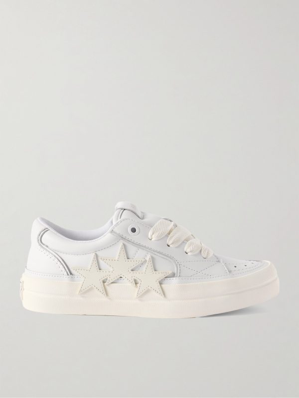 Sunset Skate Low Appliquéd Leather Sneakers Sunset Skate Low Appliquéd Leather Sneakers