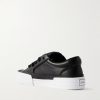 Sunset Skate Low Appliquéd Leather Sneakers - BK Sunset Skate Low Appliquéd Leather Sneakers - BK