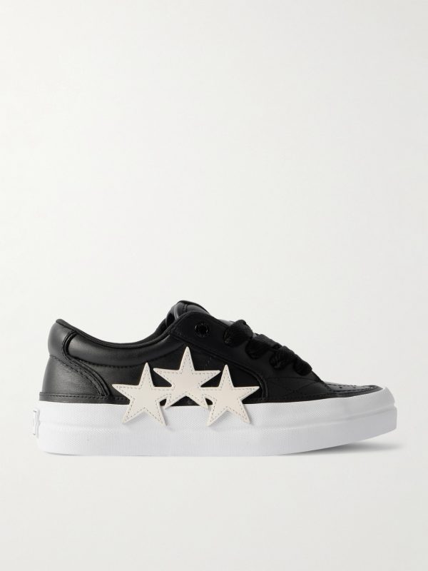 Sunset Skate Low Appliquéd Leather Sneakers Sunset Skate Low Appliquéd Leather Sneakers