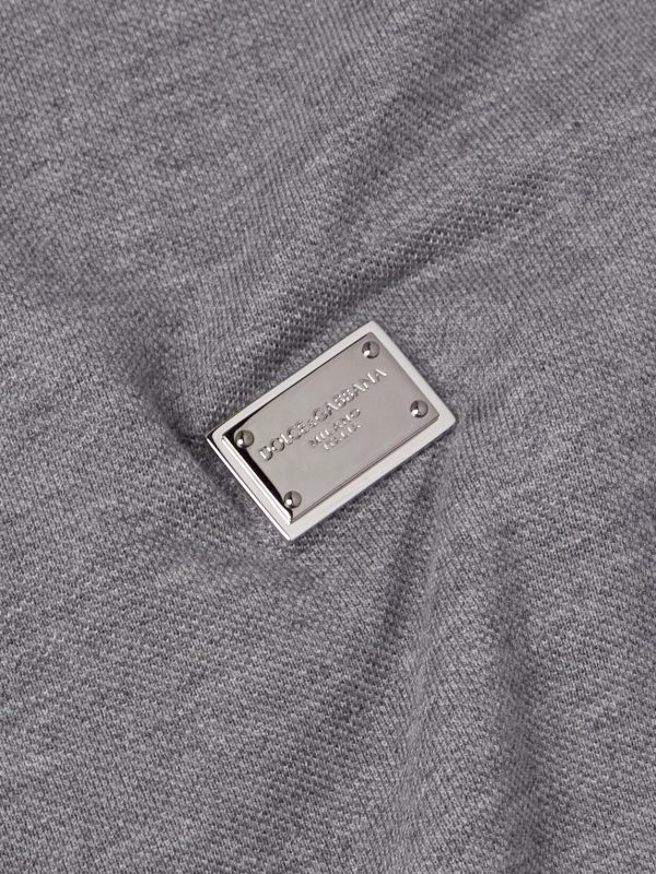 Logo-Appliquéd Cotton-Piqué T-Shirt - CU