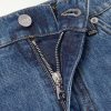 Straight-Leg Distressed Logo-Appliquéd Jeans - E1 Straight-Leg Distressed Logo-Appliquéd Jeans - E1
