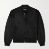 Suede Bomber Jacket Suede Bomber Jacket