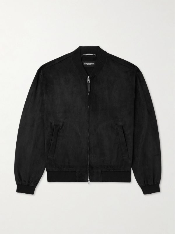 Suede Bomber Jacket Suede Bomber Jacket