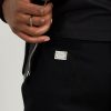 Straight-Leg Logo-Appliquéd Paneled Cotton-Blend Gabardine Trousers - E2 Straight-Leg Logo-Appliquéd Paneled Cotton-Blend Gabardine Trousers - E2