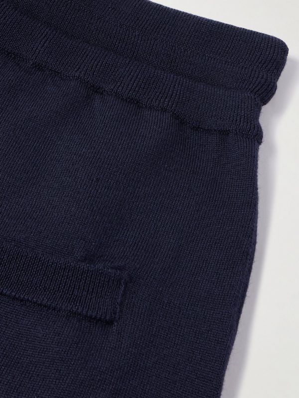 Logo-Appliquèd Wool Sweatpants - CU