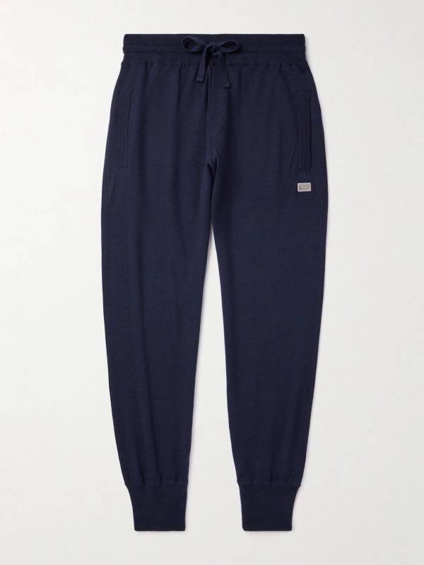 Logo-Appliquèd Wool Sweatpants