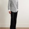 Martini Slim-Fit Striped Cotton-Poplin Shirt - OU Martini Slim-Fit Striped Cotton-Poplin Shirt - OU