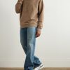 Logo-Embossed Cotton-Jersey Hoodie - OU Logo-Embossed Cotton-Jersey Hoodie - OU