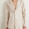 Camp-Collar Linen Shirt - FR Camp-Collar Linen Shirt - FR