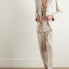 Camp-Collar Linen Shirt - OU Camp-Collar Linen Shirt - OU