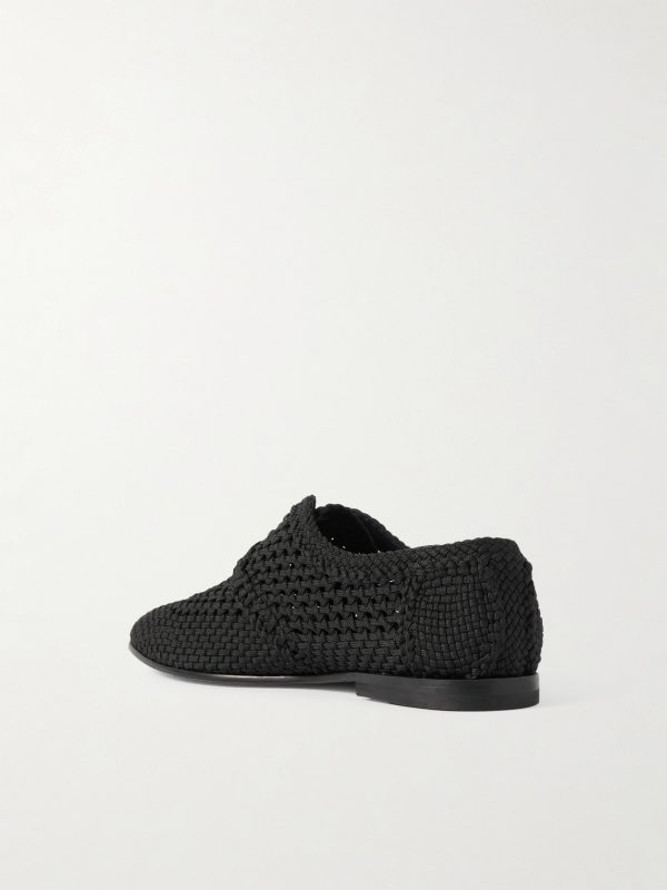 Crocheted Derby Shoes - BK