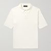 Ribbed Cotton Polo Shirt Ribbed Cotton Polo Shirt