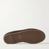 Shearling-Lined Suede-Trimmed Wool Loafers - E1