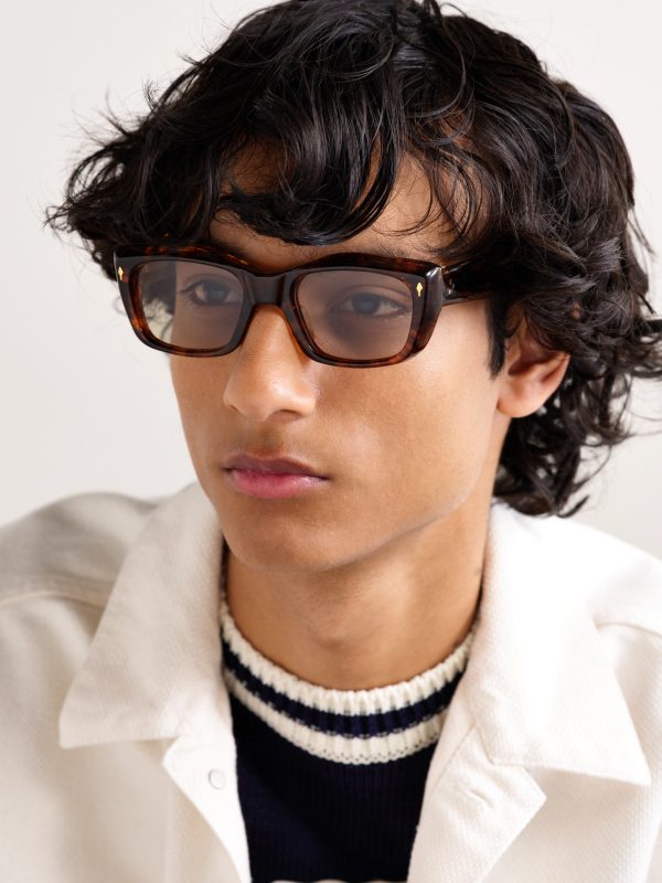 Corniche Square-Frame Tortoiseshell Acetate Sunglasses - OU