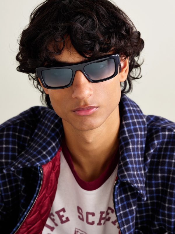 Cleavon Square-Frame Acetate Sunglasses - OU Cleavon Square-Frame Acetate Sunglasses - OU