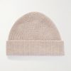 Ribbed Oasi Cashmere Beanie