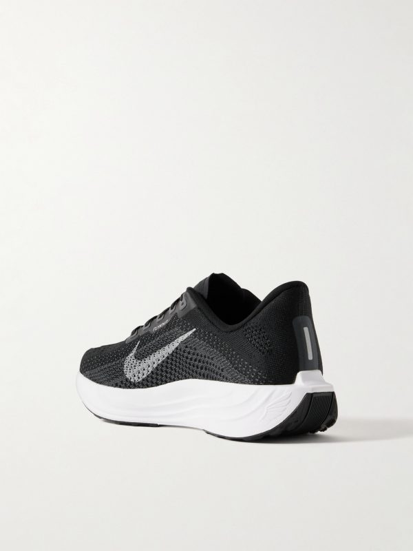 Pegasus Plus Canvas-Trimmed Flyknit Sneakers - BK