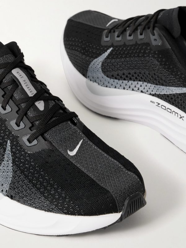 Pegasus Plus Canvas-Trimmed Flyknit Sneakers - CU