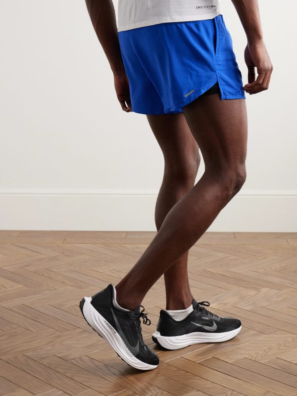 Pegasus Plus Canvas-Trimmed Flyknit Sneakers - OU