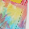 Marley Straight-Leg Distressed Tie-Dyed Jeans - CU
