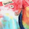 Marley Straight-Leg Distressed Tie-Dyed Jeans - E1