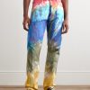 Marley Straight-Leg Distressed Tie-Dyed Jeans - FR