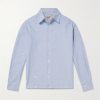 Starr Distressed Paint-Splattered Cotton Oxford Shirt Starr Distressed Paint-Splattered Cotton Oxford Shirt