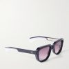 Taos Square-Frame Acetate Sunglasses - FR Taos Square-Frame Acetate Sunglasses - FR