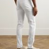 Roccia Slim-Fit Straight-Leg Garment-Dyed Linen-Blend Trousers - BK Roccia Slim-Fit Straight-Leg Garment-Dyed Linen-Blend Trousers - BK