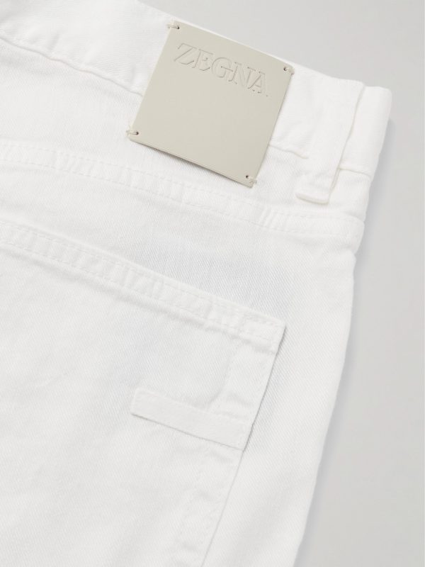 Roccia Slim-Fit Straight-Leg Garment-Dyed Linen-Blend Trousers - CU Roccia Slim-Fit Straight-Leg Garment-Dyed Linen-Blend Trousers - CU