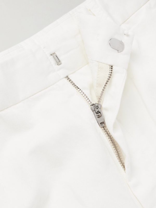 Roccia Slim-Fit Straight-Leg Garment-Dyed Linen-Blend Trousers - E1 Roccia Slim-Fit Straight-Leg Garment-Dyed Linen-Blend Trousers - E1