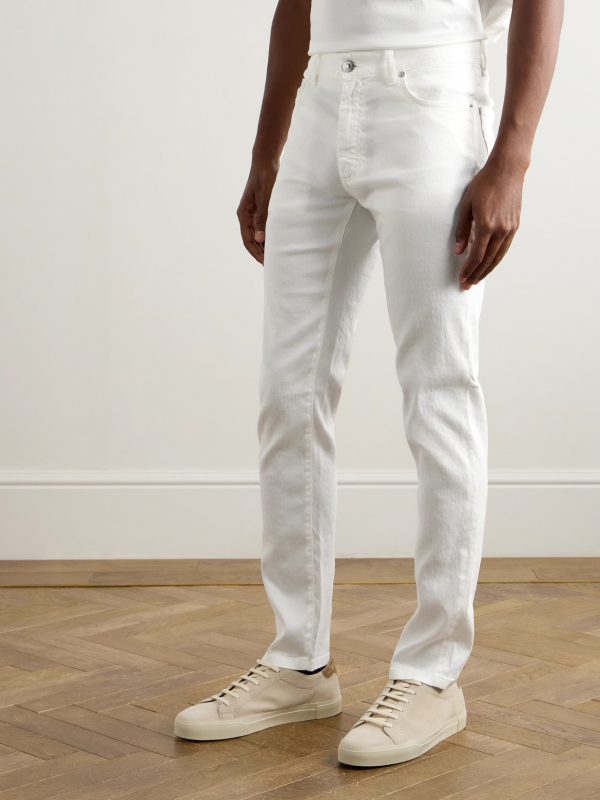 Roccia Slim-Fit Straight-Leg Garment-Dyed Linen-Blend Trousers - FR Roccia Slim-Fit Straight-Leg Garment-Dyed Linen-Blend Trousers - FR