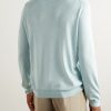 Mulberry Silk, Cashmere and Linen-Blend Sweater - BK Mulberry Silk, Cashmere and Linen-Blend Sweater - BK