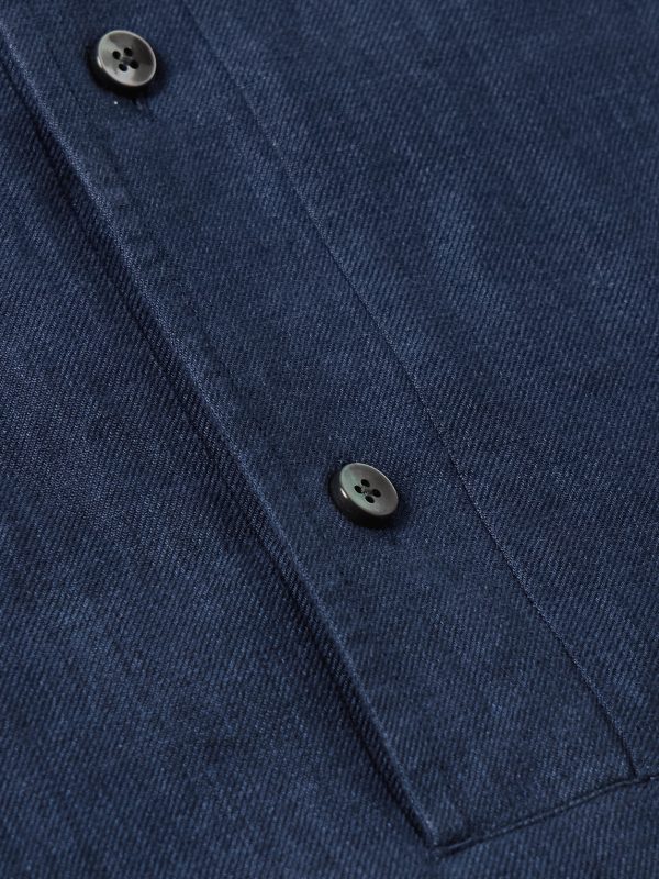 Oasi Linen Half-Placket Shirt - CU Oasi Linen Half-Placket Shirt - CU