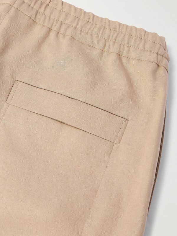 Straight-Leg Linen Shorts - CU Straight-Leg Linen Shorts - CU